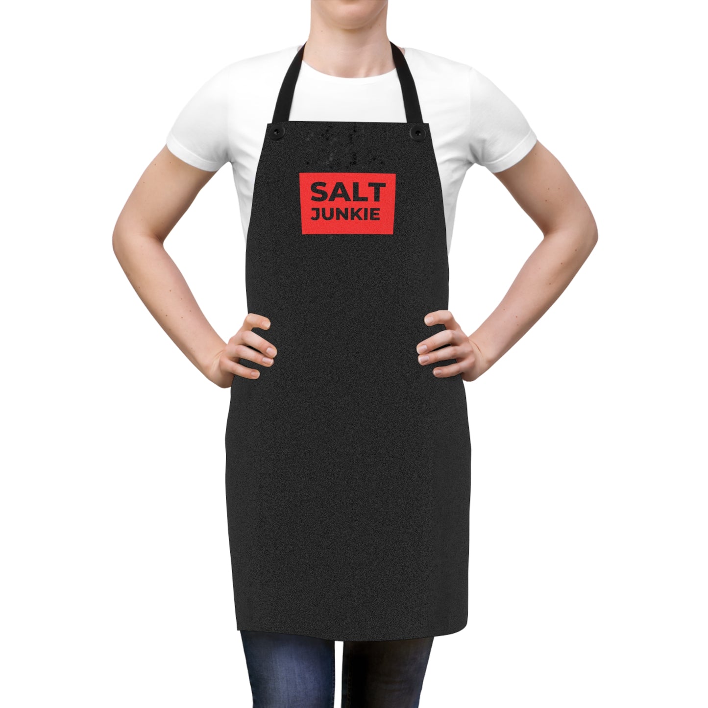 SALT JUNKIE Apron for Foodies Kitchen Gift | Cooking, Baking, Grilling Accessories | Unique Culinary Apparel