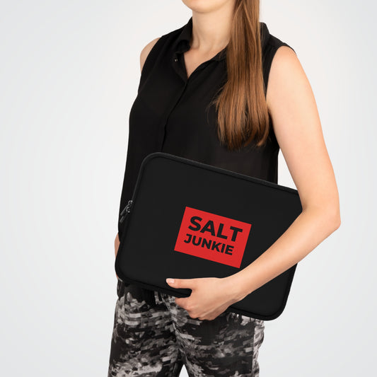 Salt Junkie Laptop Sleeve - Stylish Tech Accessory, Gift for Gamers, Students, Home Office, Travel, Personalized Laptop Case