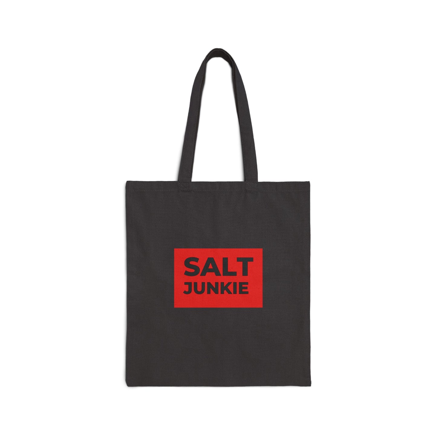 Salt Junkie Cotton Canvas Tote Bag | Perfect for Grocery, Beach, Travel, Eco-Friendly Shopper, Gift Idea