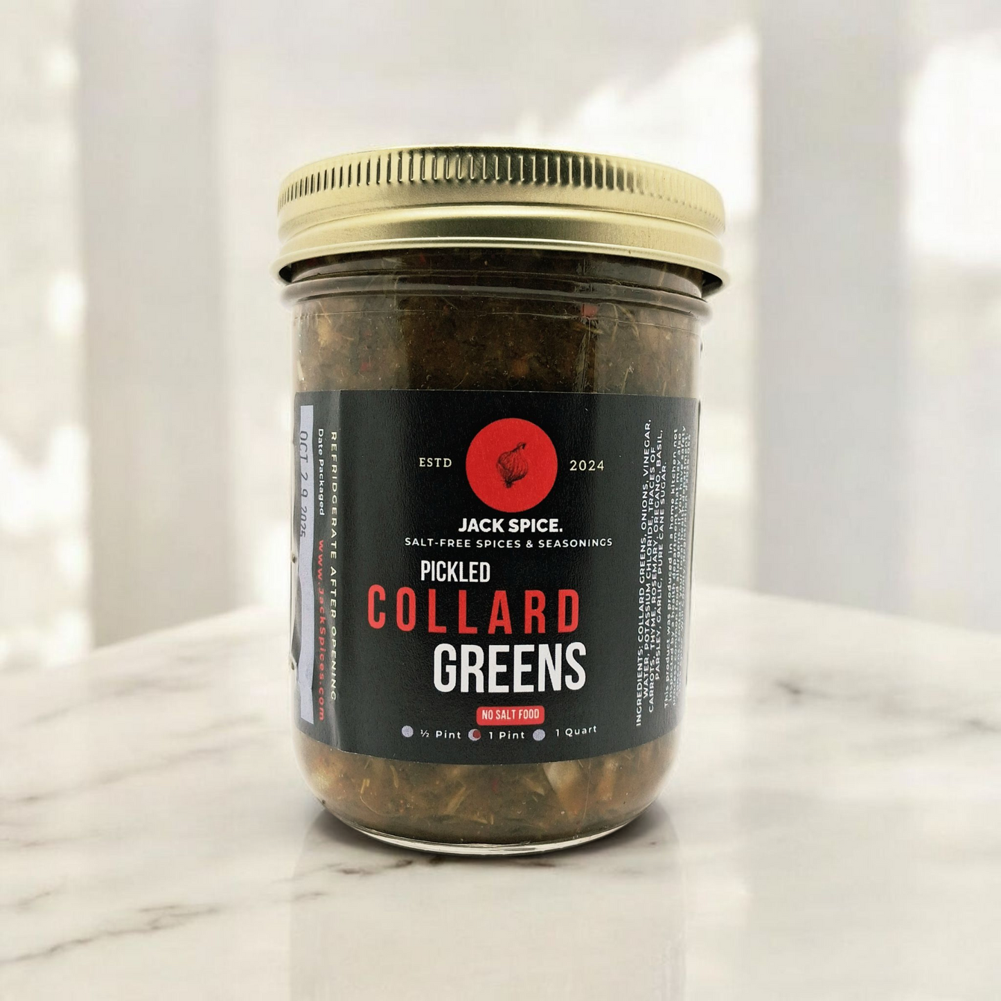 Pickled Collard Greens