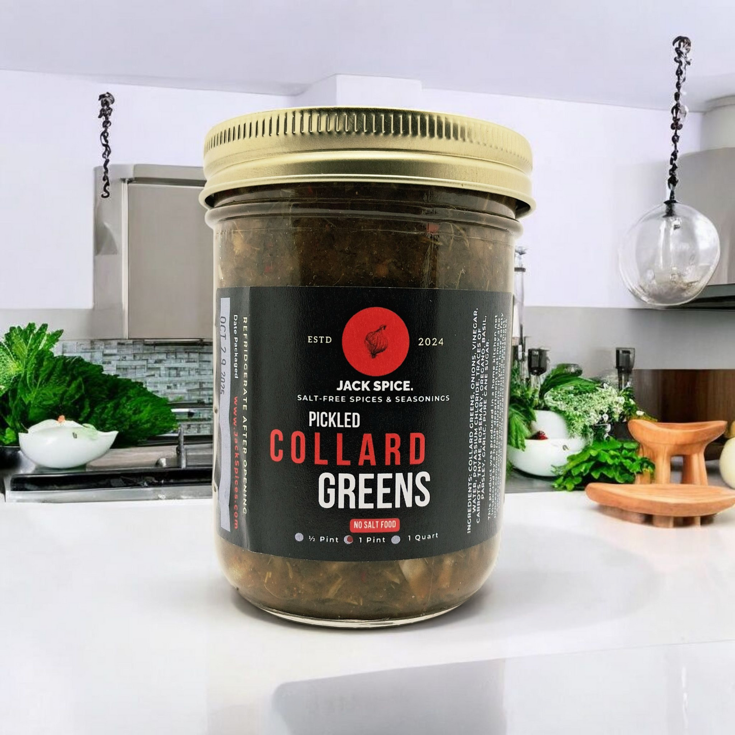 Pickled Collard Greens