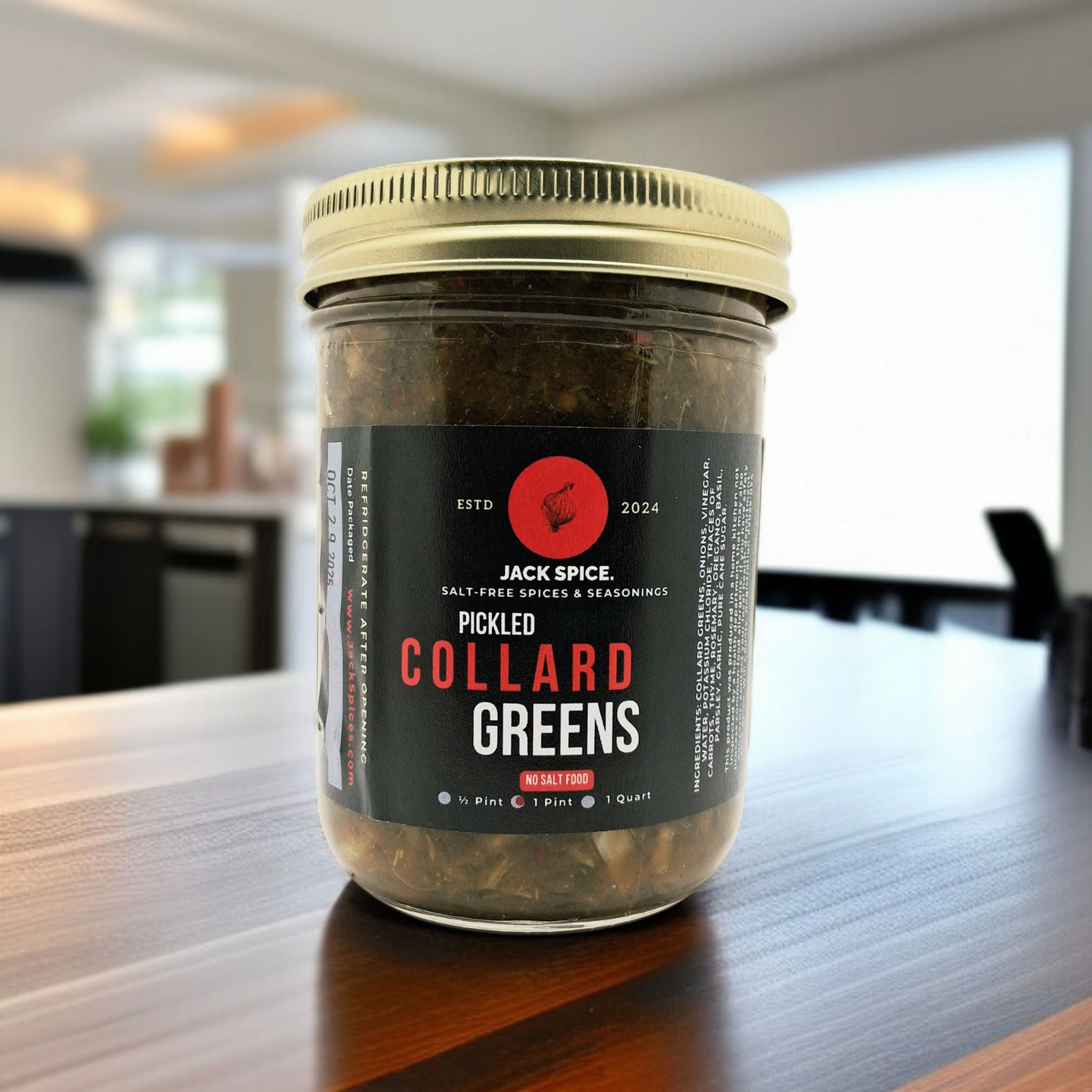 Pickled Collard Greens