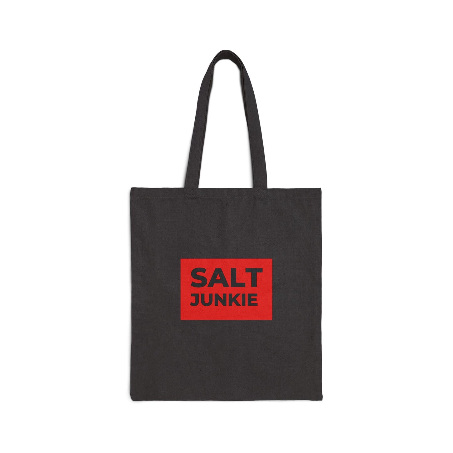 Salt Junkie Cotton Canvas Tote Bag | Perfect for Grocery, Beach, Travel, Eco-Friendly Shopper, Gift Idea